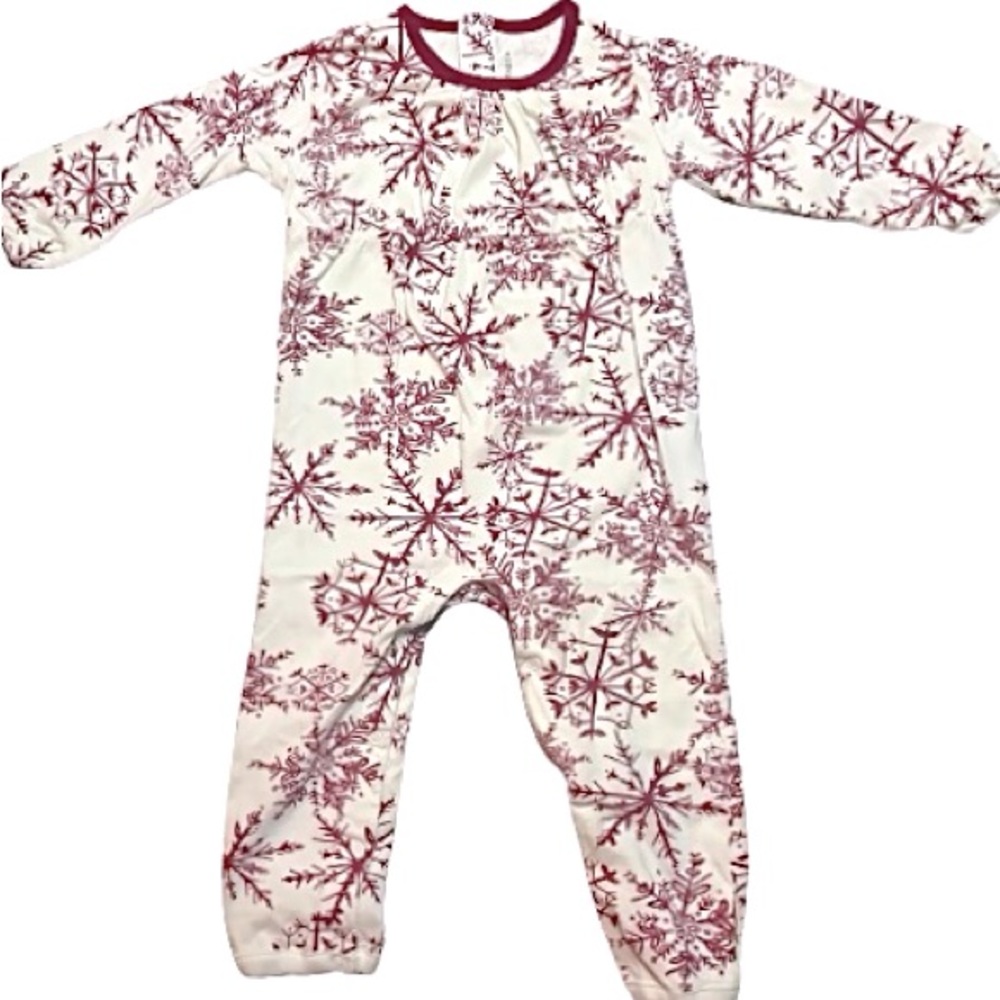 Burt’s Bees Baby Holiday Snowflake Outfit- 12M